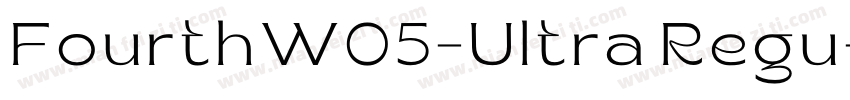 FourthW05-Ultra Regu字体转换